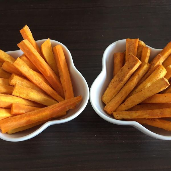 免油炸! 烤箱烤出香噴噴地瓜薯條 : 張小莉一起做