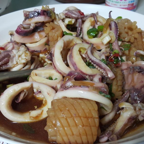 涼拌五味魷魚 : 林小米一起做