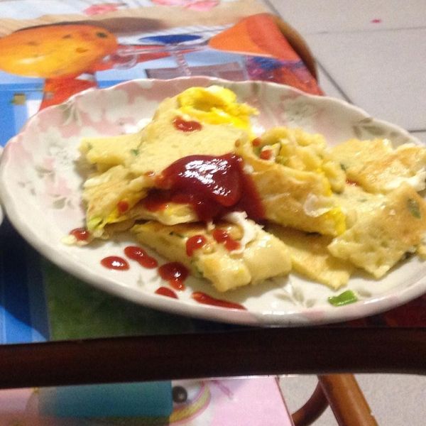 香Q蛋餅 : pigponpon一起做