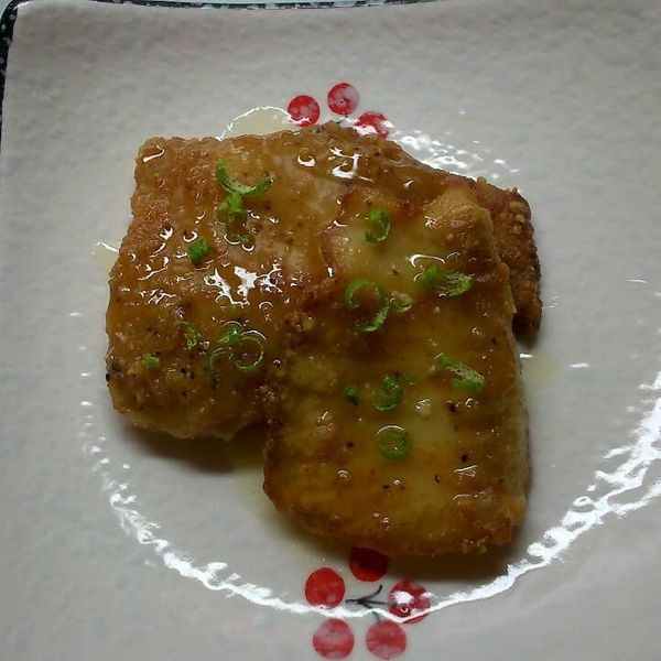 檸檬奶油魚排：ㄚ文 一起做