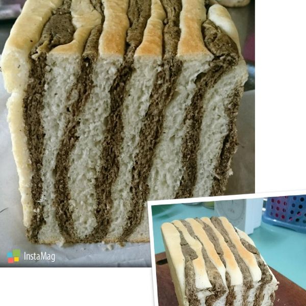 親子同樂: 斑馬吐司 (松下烘焙賽):Chia Ming 一起做