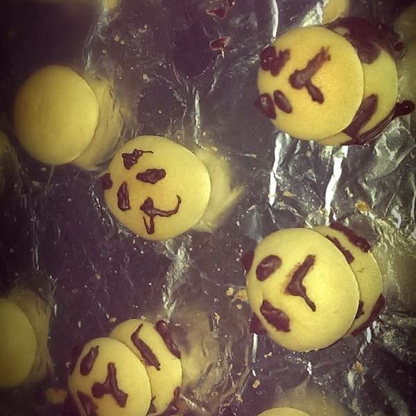 肉桂打噴嚏｜熊貓寶寶造型餅乾 : 楊昀蓁一起做