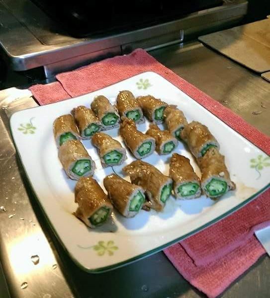 秋葵肉捲 : 許茹茹一起做