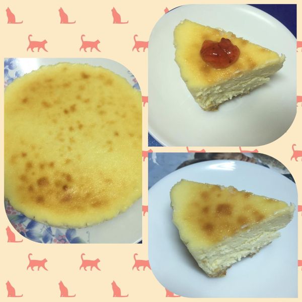 {小烤箱}。紐約起司蛋糕。:Ena 一起做