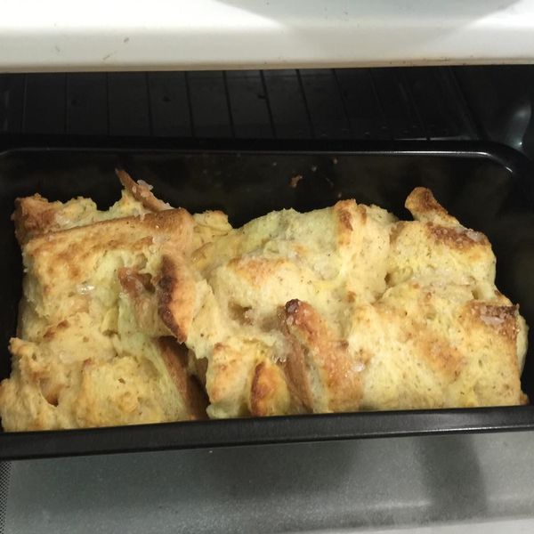 超簡易烤布丁：用土司就可以！：Ju Ju Lin 一起做