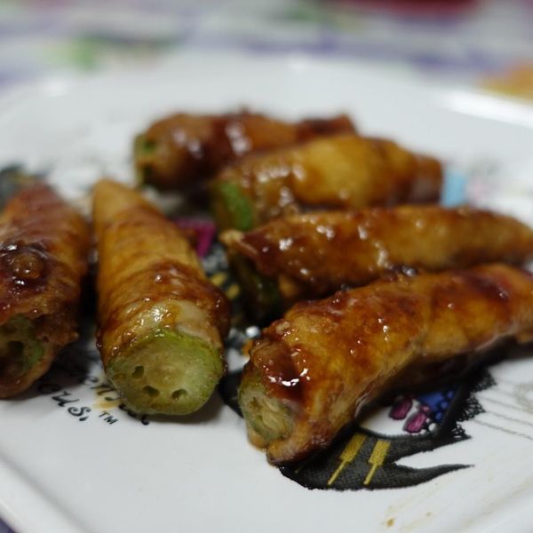 秋葵肉捲 : Sophie一起做