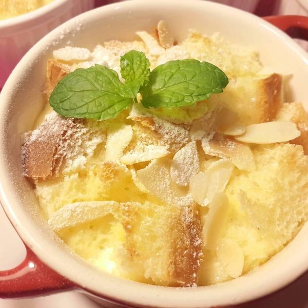 葡萄吐司布丁杯-簡易小烤箱版：安妮 一起做