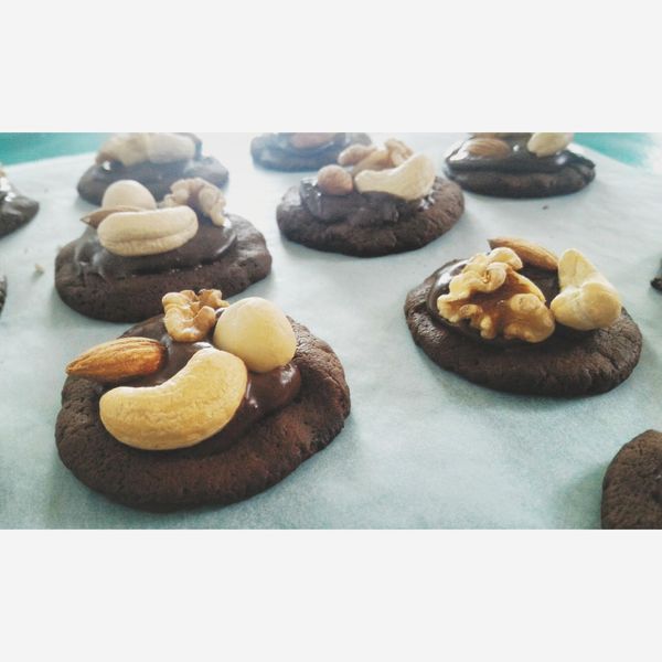 小烤箱做情人節餅乾(金莎巧克力餅乾)：Yuting Huang 一起做