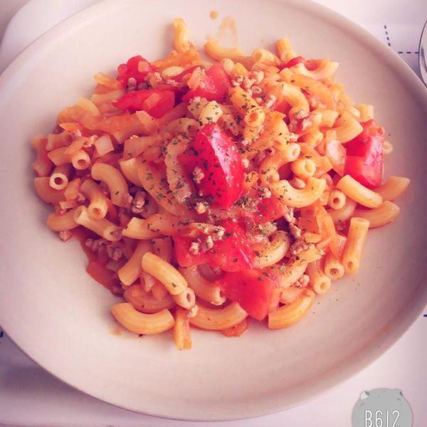 茄汁義大利麵：jianji 一起做