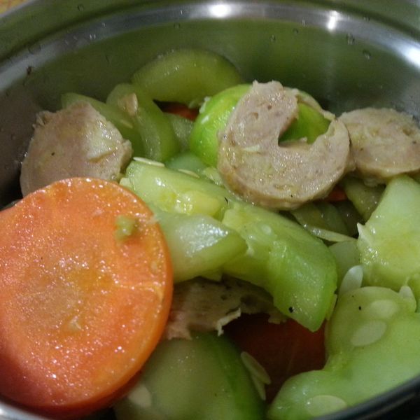 [瓜果類]大黃瓜炒貢丸：Jenny  Chiang 一起做