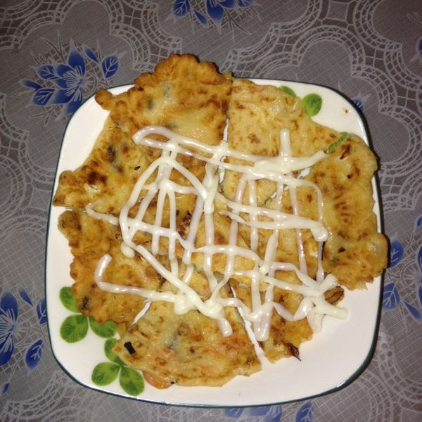 蔬菜煎餅2 : teresa一起做