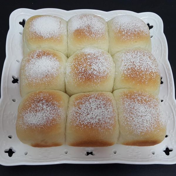 超鬆軟煉乳餐包 : Apple Chang一起做