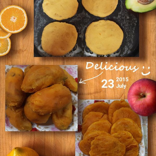 三種食材→煎出Q彈好吃的【地瓜餅】：楊雅麗 一起做