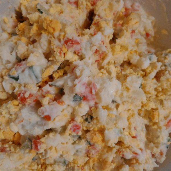 馬鈴薯沙拉：心心 一起做