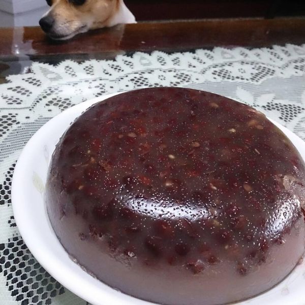 日式傳統茶點～～小倉涼糕（鷹牌煉奶 ） : 林千卉一起做