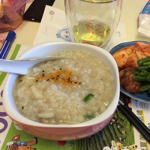 香菇竹筍瘦肉粥 : Joanne Wu一起做