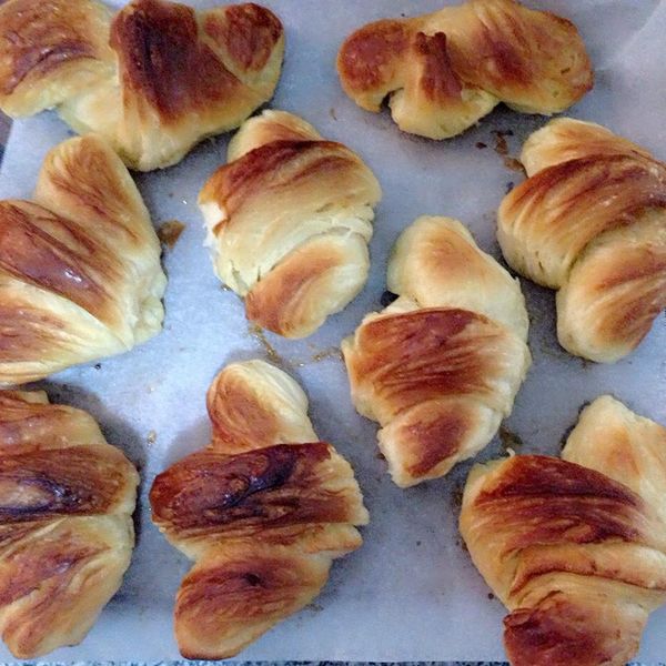 可頌麵包 Croissant : 梅子一起做