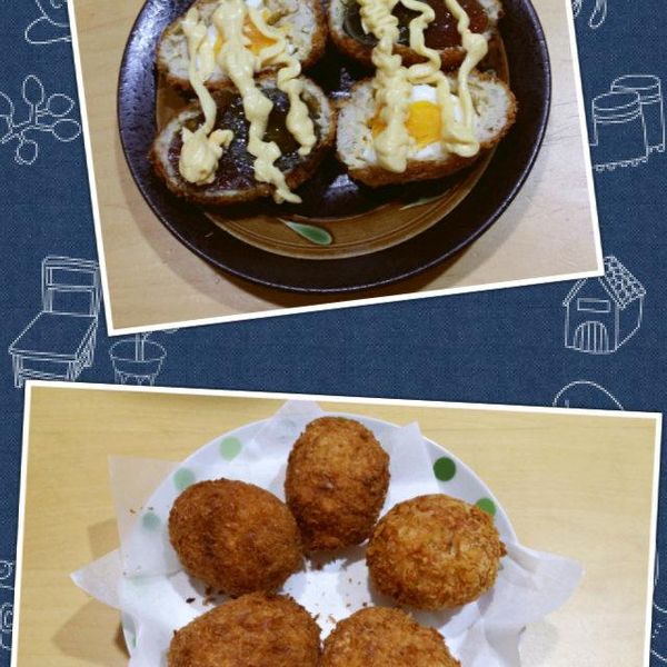 鮮蝦蘇格蘭蛋：Wei-Li Shen 一起做