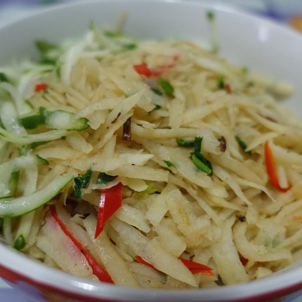 醋溜土豆絲【自然好油x茶籽堂】 : Sophie一起做