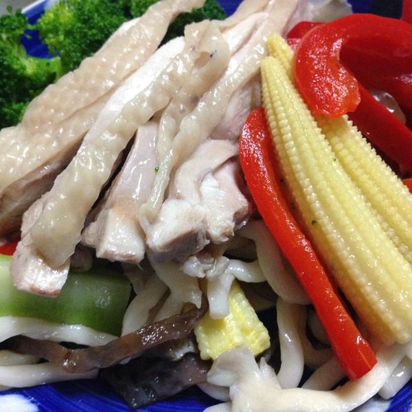 檸汁嫩雞涼麵 : Doris Chang一起做