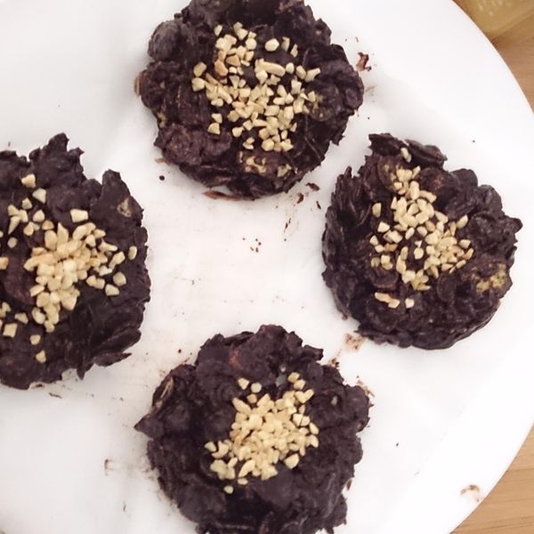 (超簡單) 巧克力酥片 : 黃捷希一起做