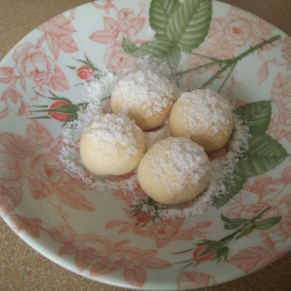 入口即化雪球餅乾 【免發粉】 : 林偌曦一起做