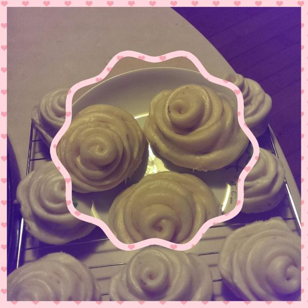 玫瑰花饅頭 : Ellen  Cheng一起做