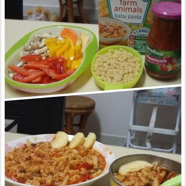 蕃茄香腸義大利麵【BrotherMax】：Ting Chang Chien 一起做