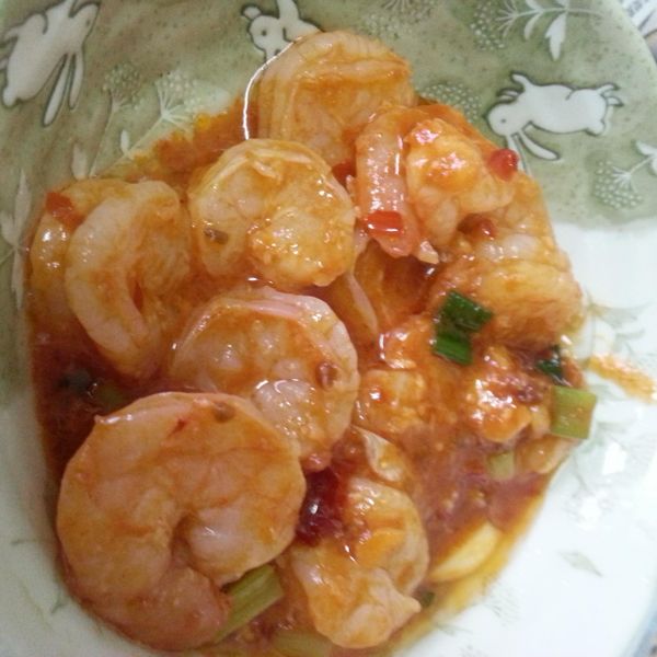 辣燒蝦仁：sammi 一起做