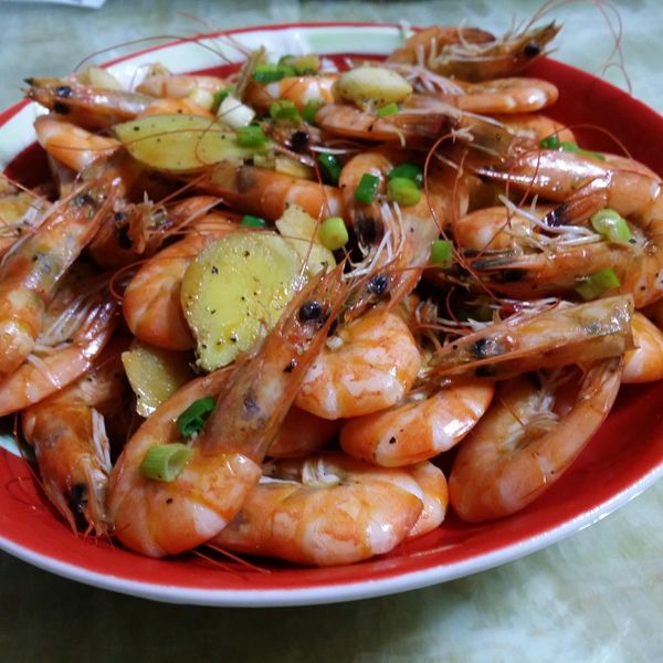 炒蝦子 : 黃睿澄一起做