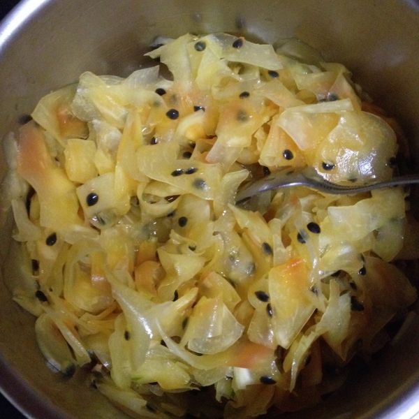 涼拌百香果青木瓜 : Sophie Wang一起做