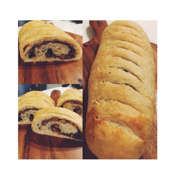 堅果乳酪麵包：Tiffany  一起做