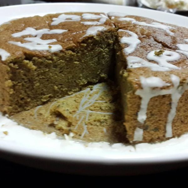 純味抹茶蛋糕 : *Winnie*一起做