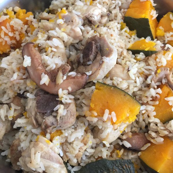 客家南瓜飯：Jenny 一起做