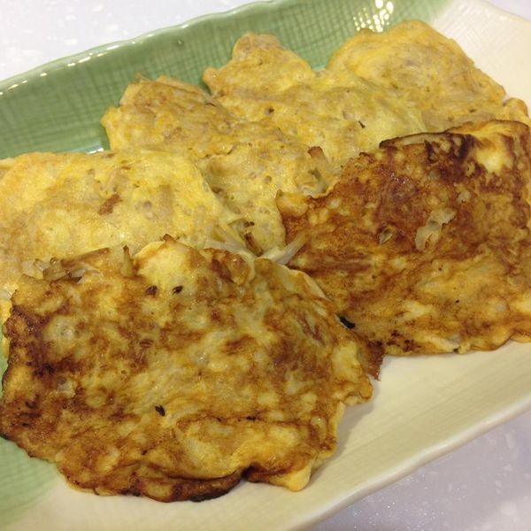 【桔香醬油】金針菇煎餅 : Fion Wei一起做