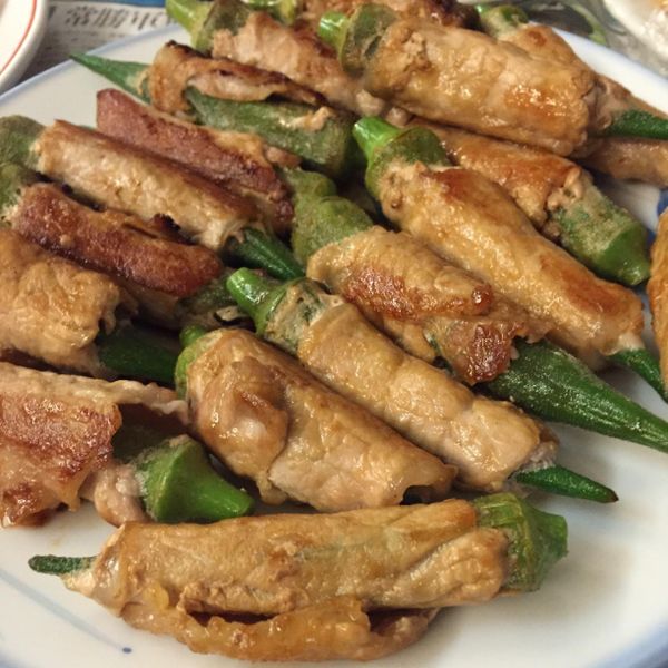 秋葵肉捲 : Pei Wen Dai一起做