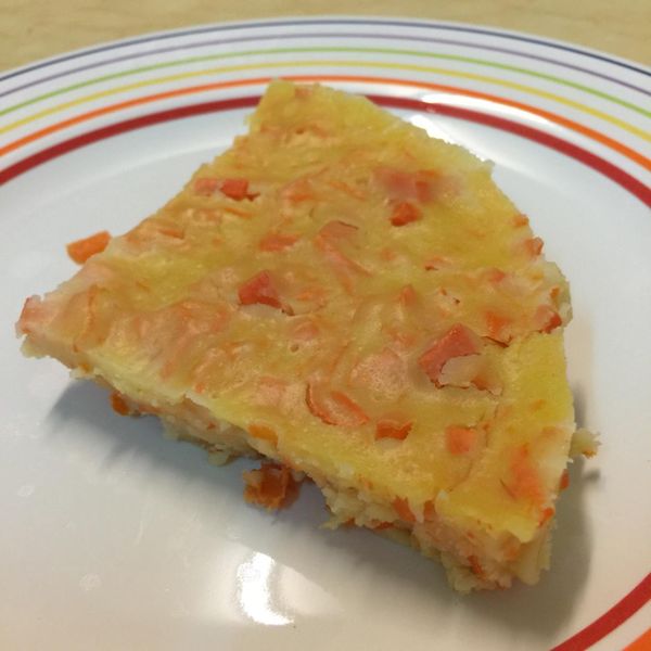 紅蘿蔔蛋餅(電鍋料理) : Zero121201一起做