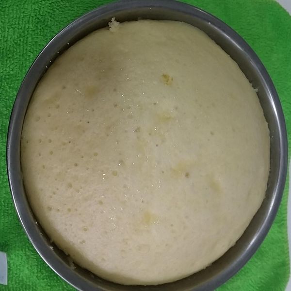 鬆餅粉蒸蛋糕：佩佩 一起做