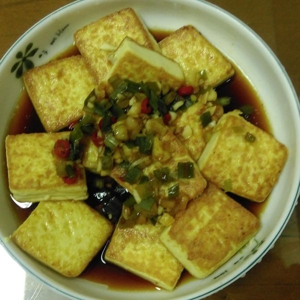 【香煎雞蛋豆腐】醬汁這樣調最好吃 : Lisa  Chang一起做