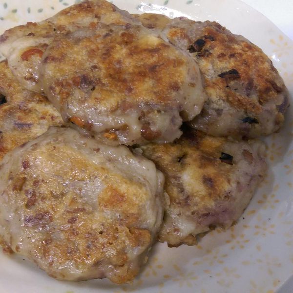 かにの古早味芋粿：Fong 一起做