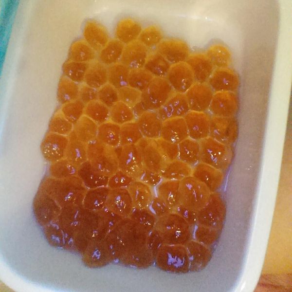 自製珍珠粉圓：HE YU Min 一起做