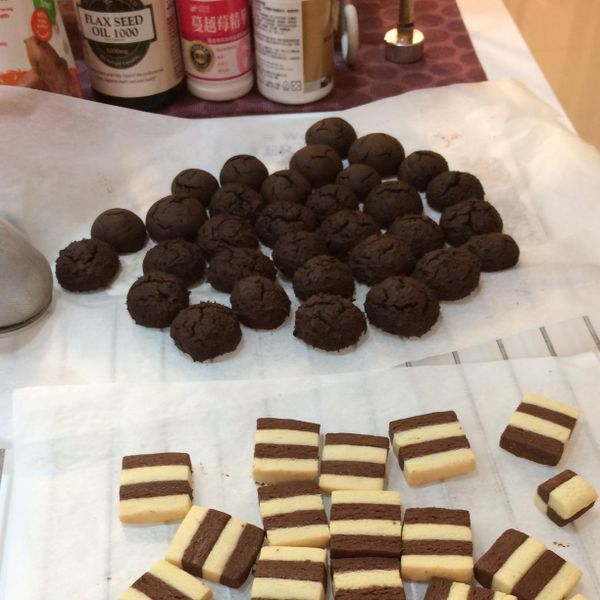 巧克力餅乾球~Daisy愛灶咖 : 小烯一起做