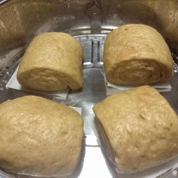 無添加「糖色」,純【黑糖饅頭】:橘子 一起做