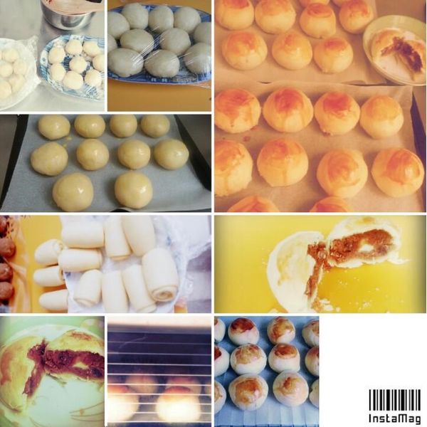 24顆半蛋黃【蛋黃酥】 : 曾曉瑛一起做