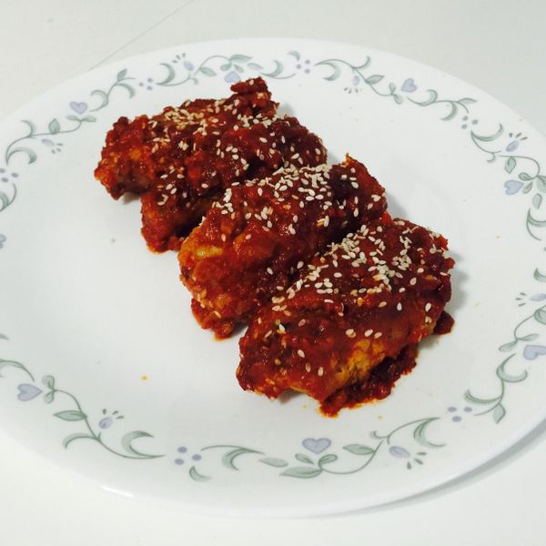 韓式炸雞 닭강정 : Julia Shi一起做