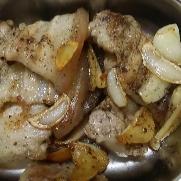 香煎蒜片豬五花 : Norita Lin一起做