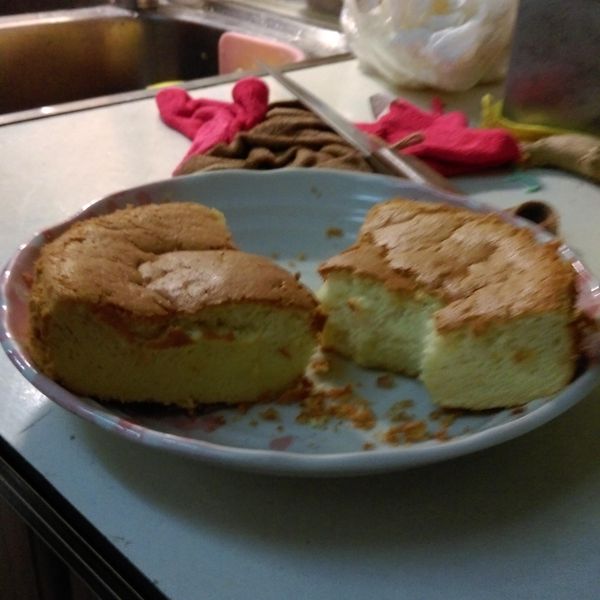 日式海綿雞蛋糕(燙麵法) : 小貞一起做