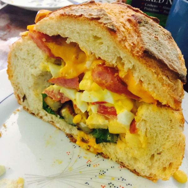 【Take a bread！創意三明治、麵包早餐】藏餡三明治：jeanne 一起做