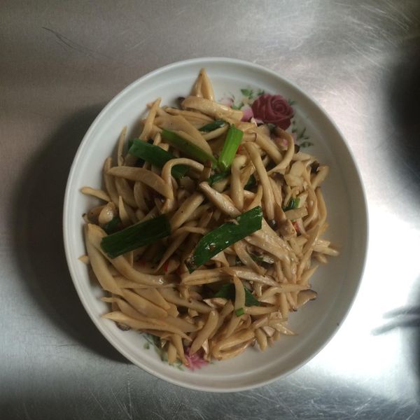 蔥爆杏鮑菇 : 陳美霞一起做