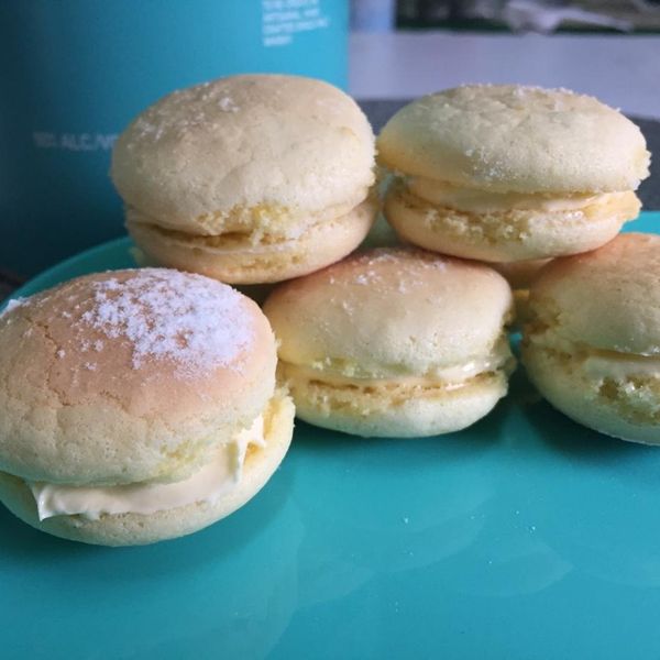 蛋黃小西點(牛粒、台式馬卡龍) : Yu-Ting  Chuang一起做